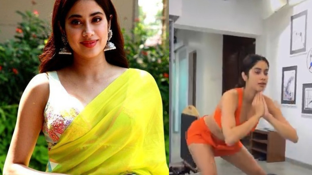 Jahnvi Kapoor loves fitness as she indulges herself in a sweaty Pilates session - WATCH | Business Upturn