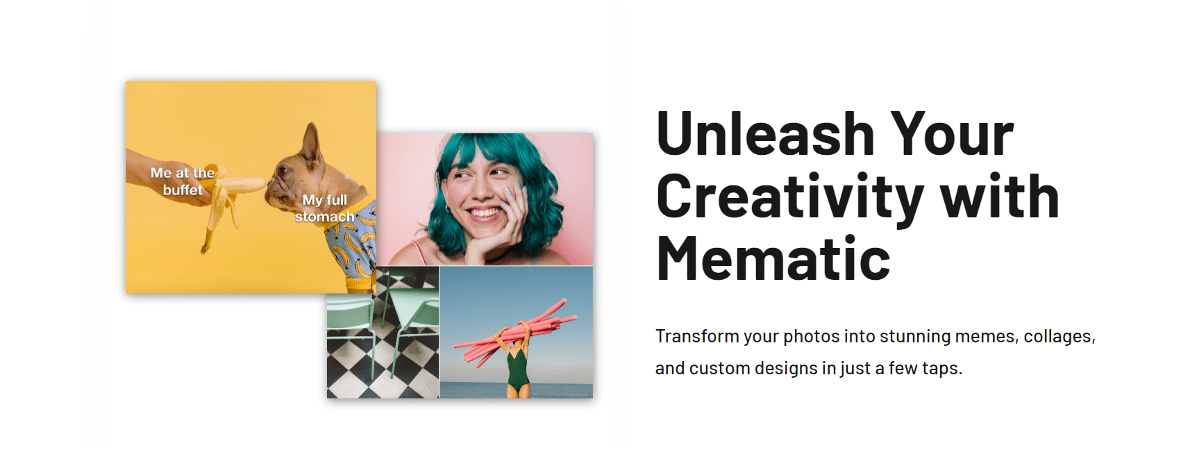 mematic website interface