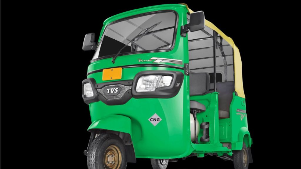 TVS Motor launches TVS King Deluxe Plus CNG 3-Wheeler in Tanzania